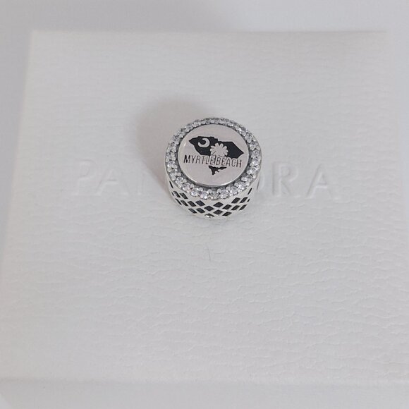 Pandora Myrtle Beach Charm Bead S925 Silver with box - Picture 7 of 7